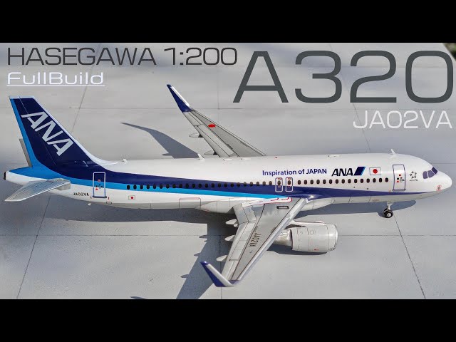 Hasegawa 1/200 A320 #ANA #Passenger Aircraft #Plastic Model - YouTube