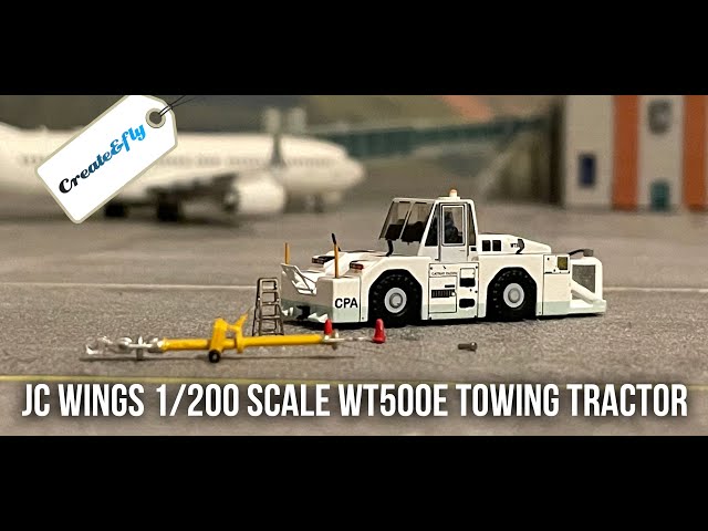 JC WINGS 1/200 SCALE KOMATSU WT500E Model Airport Tractor Tug