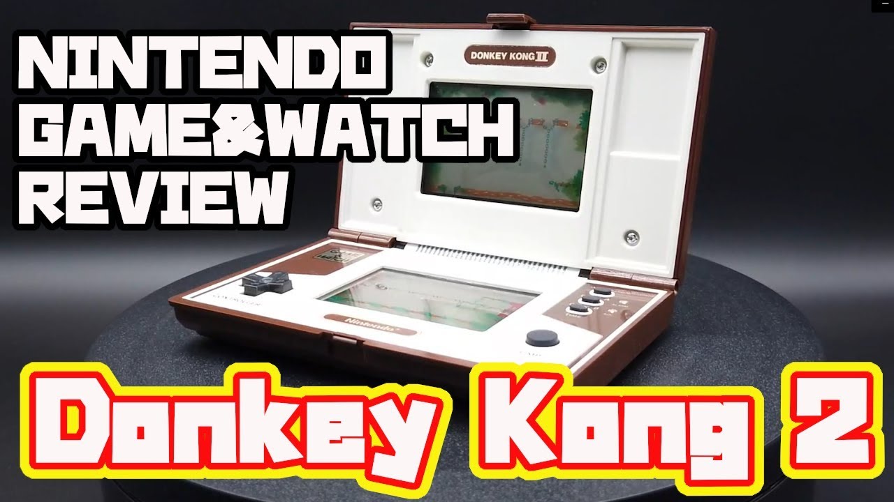 GAME&WATCH 任天堂ゲームウオッチ・ドンキーコング2をレビュー Donkey
