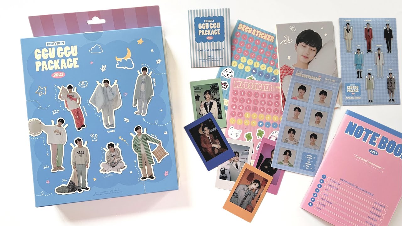 unboxing: Enhypen 2023 GGU GGU Package - YouTube