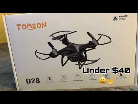 Is this $40 Camera Drone any good?🤔 - Tomzon D28 1080P Camera