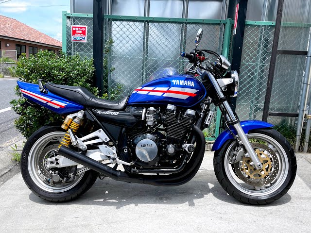 YAMAHA XJR1200 4PU - ヤマハ XJR1200 - 社外ショート管マフラー