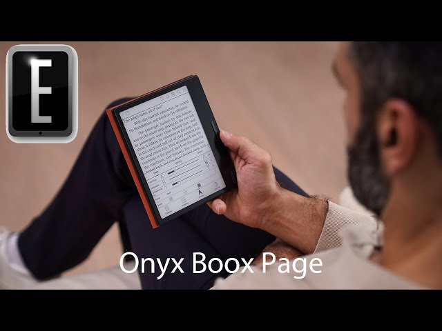 Onyx Boox Page is a new e-reader with page-turn buttons - YouTube