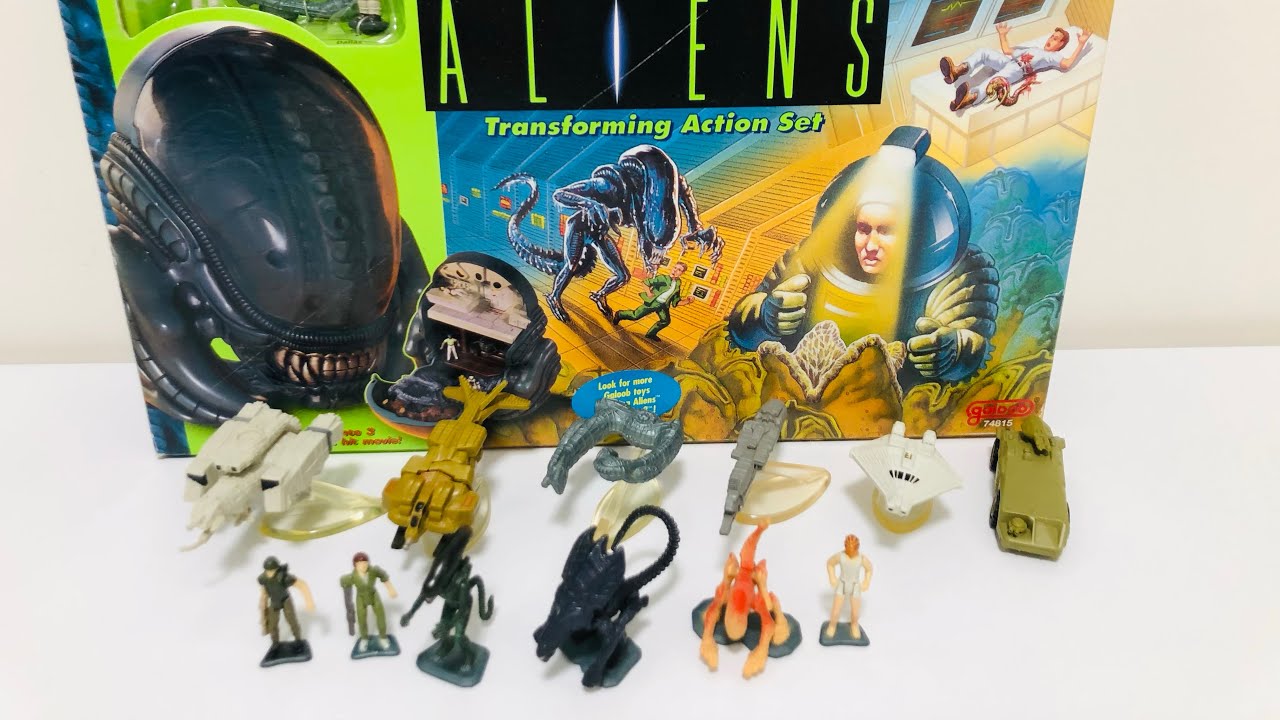異形微縮場景組Galoob Aliens エイリアンMicro Machines Transforming