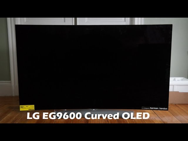 LG 65EG9600 Curved 4K OLED 3D TV Unboxing - YouTube
