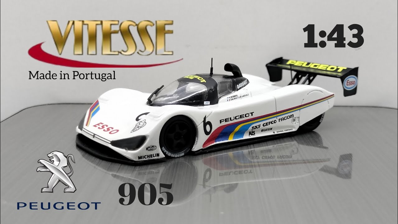 Peugeot 905 Le Mans 1991 Review 1:43 Vitesse | Made in Portugal