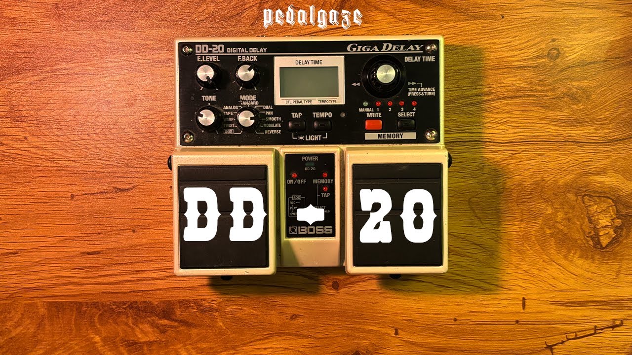 Boss DD-20: The Secrets of the Giga Delay (stereo - no talking