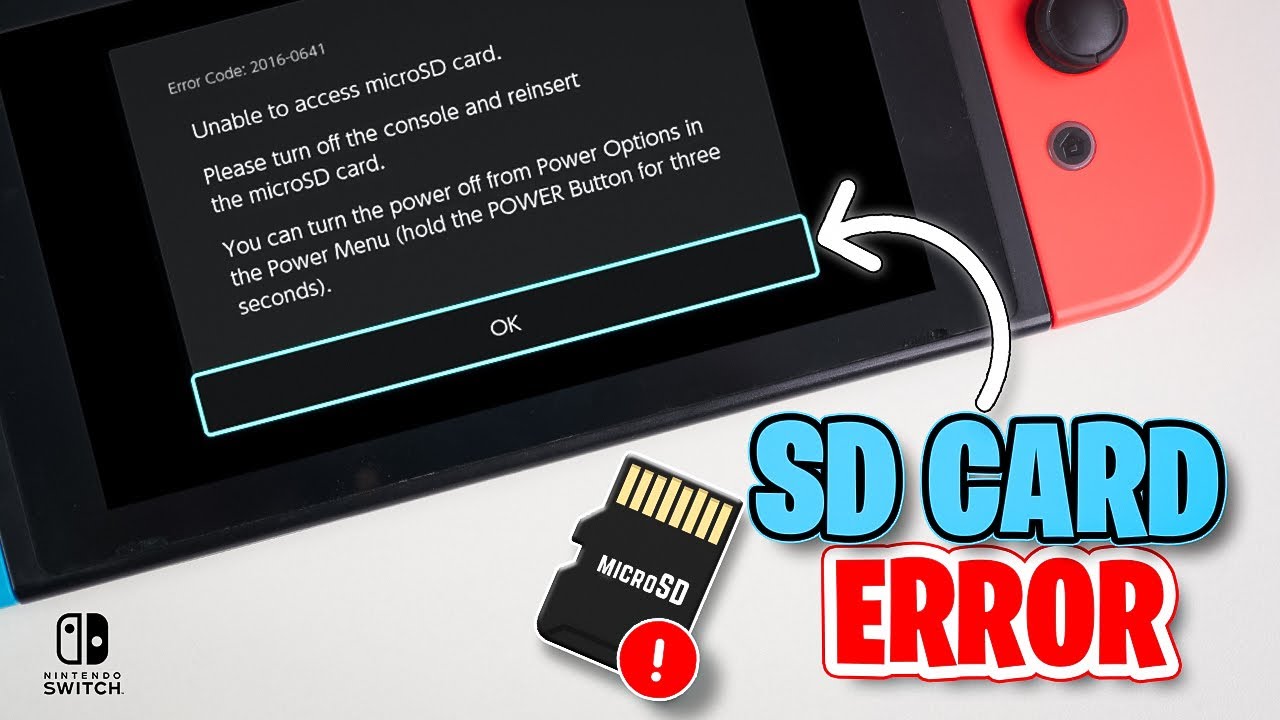 How to Fix Unable to Access MicroSD Card on Nintendo Switch | SD