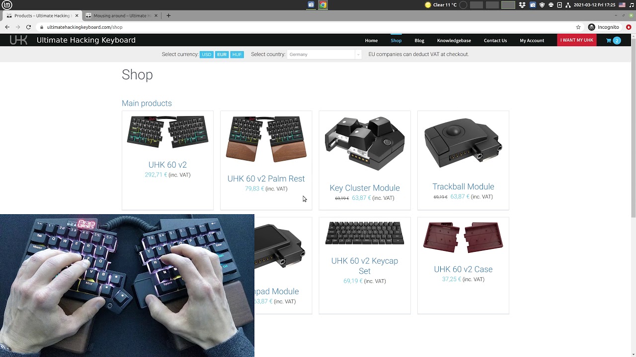 Touchpad Module - Ultimate Hacking Keyboard
