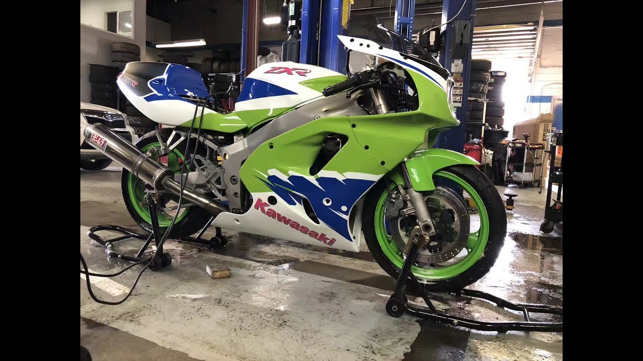 1995 kawasaki zx750 restoration - YouTube