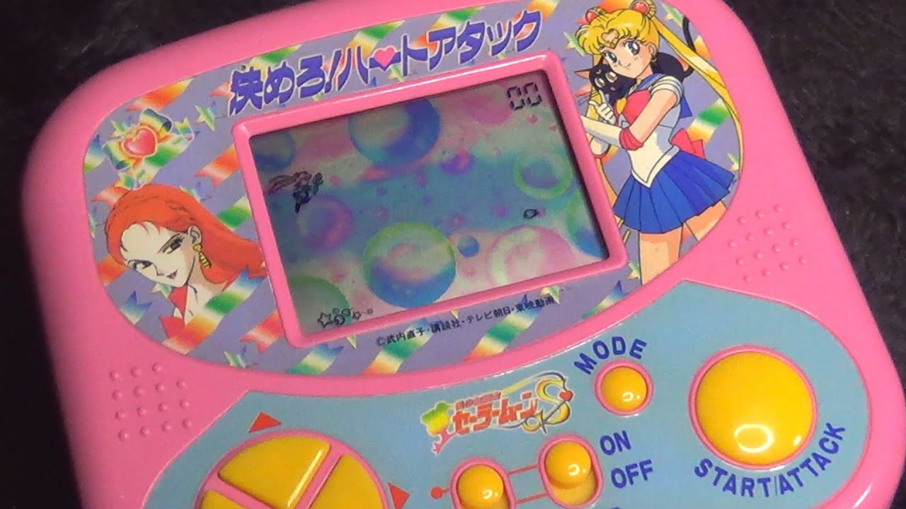 レトロ 電子ゲーム】バンダイ セーラームーンS 決めろハートアタック