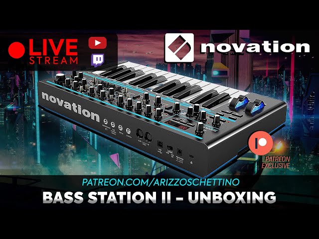 Novation Bass Station II - Pt.1, Unboxing and Overview - YouTube