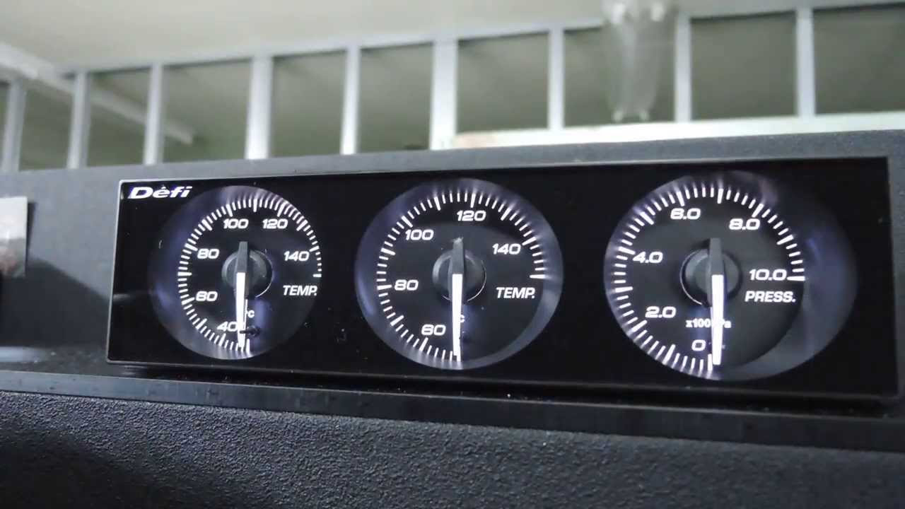 Defi New DIN-Gauge デフィ 新ディンゲージ - YouTube