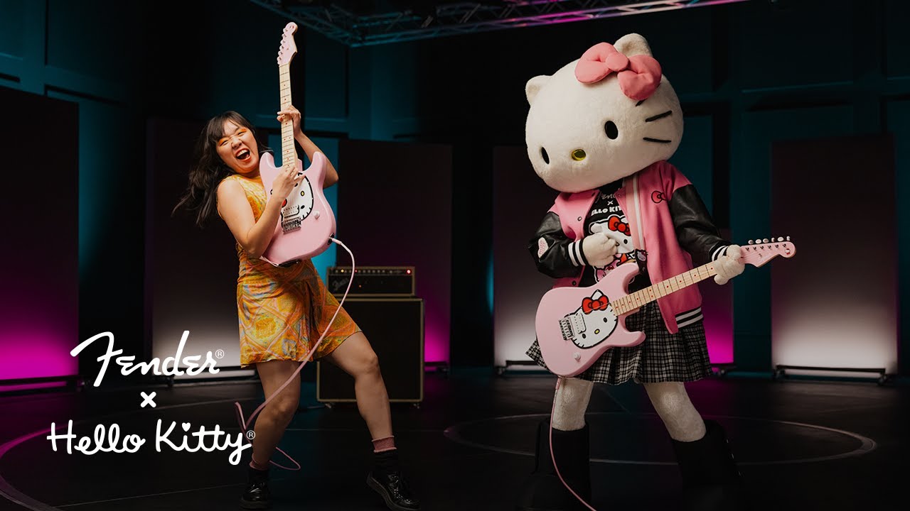 Fender® x Hello Kitty 50th Anniversary Collection』 - YouTube