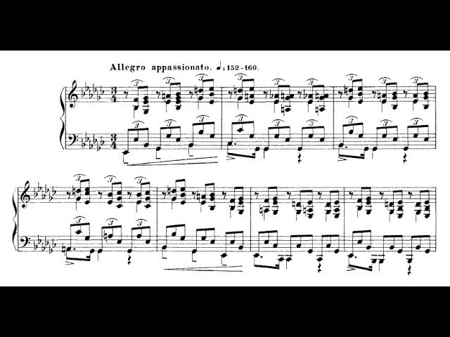 Alexander Scriabin - Allegro appassionato Op. 4 (audio + sheet