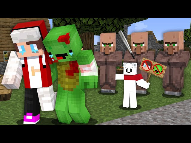 Why did the villagers and Carrie beat up Zenichi and Mikey in