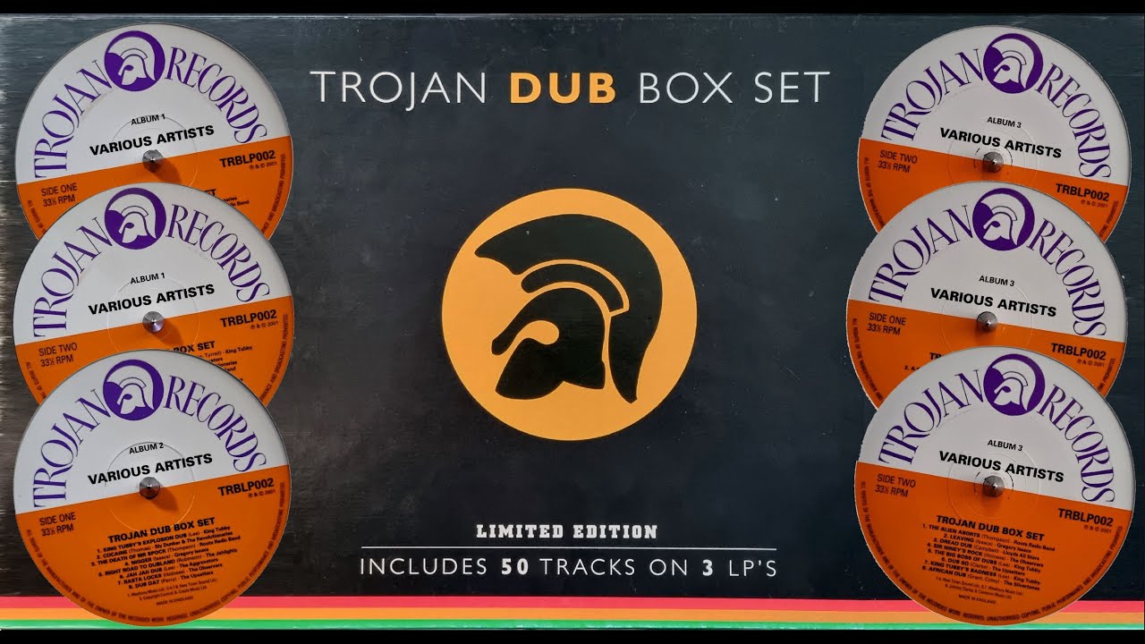 TROJAN RECORDS - Complete Trojan Dub Box Set - Full Album - 3 lp's