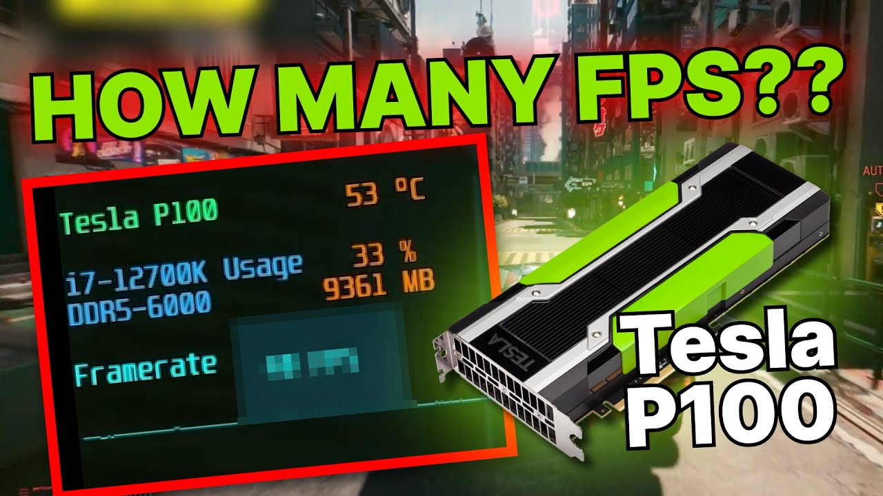 NVIDIA TESLA P100 16GB GAMING NEW DRIVER - YouTube