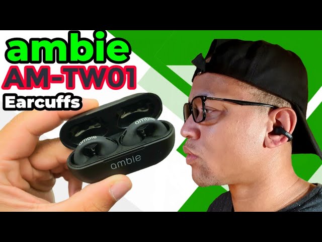 ambie True Wireless Earbuds AM-TW01 (Black) AM-TW01BK - YouTube