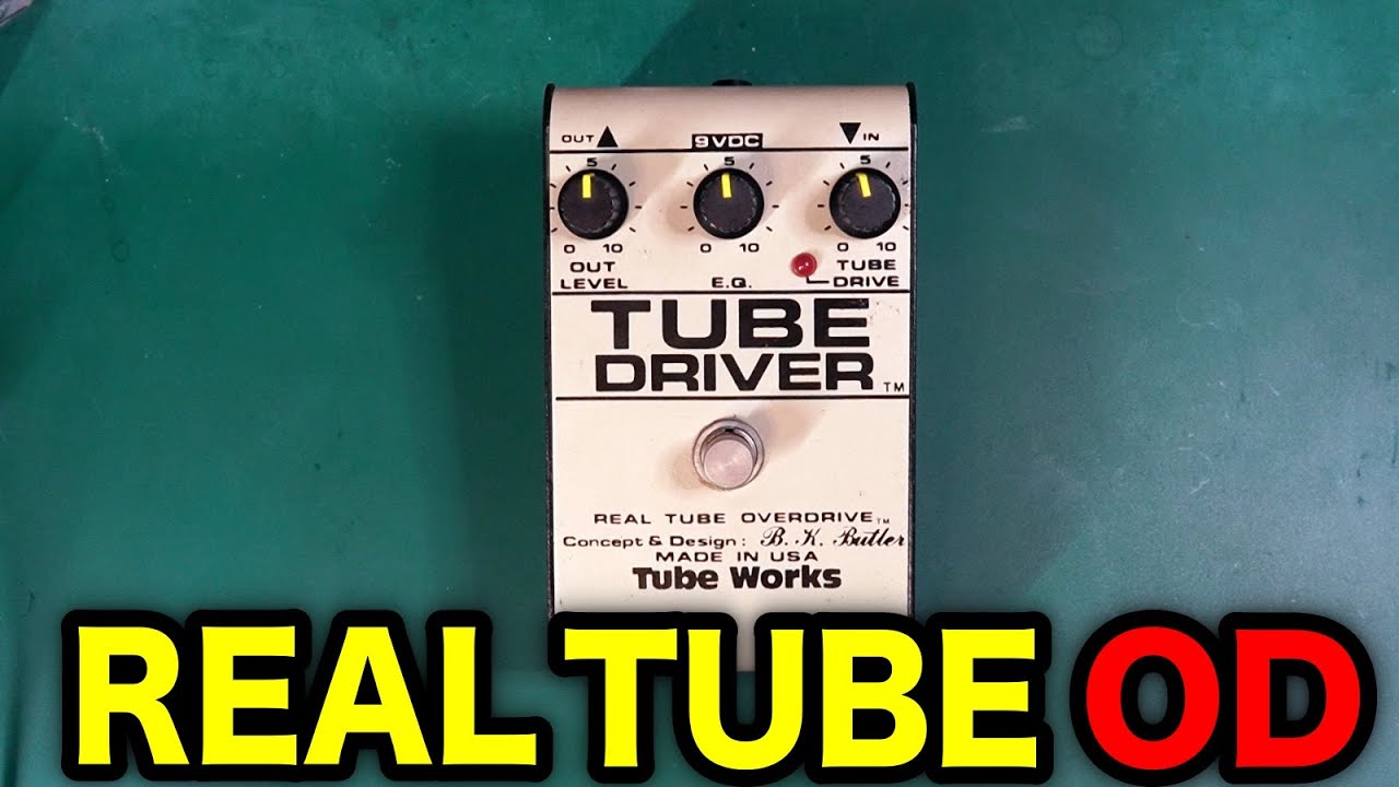 Effects Pedal Repair] Tube Works TUBE DRIVER. Sometimes the sound