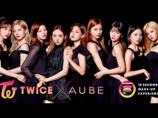 TWICEが“10秒シャドウ”に挑戦！花王AUBE CM - YouTube