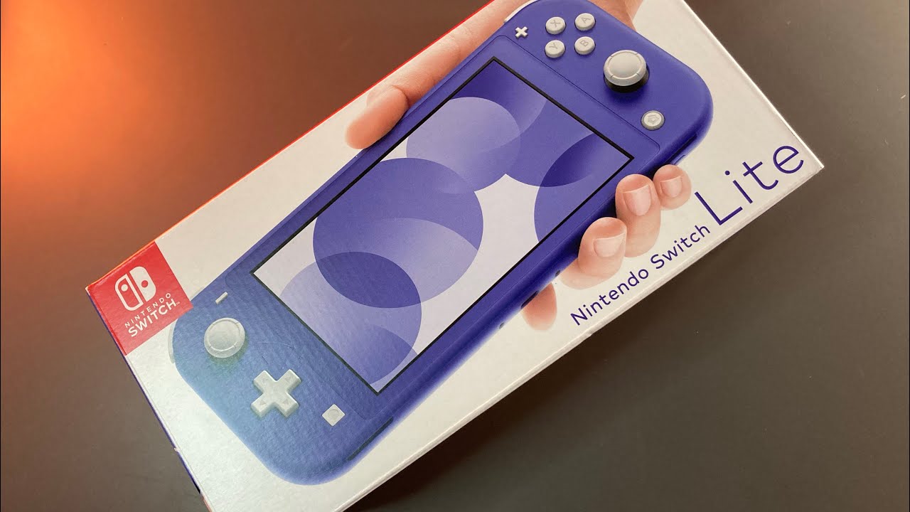Unboxing Blue/Purple Nintendo Switch Lite in 2022 - YouTube