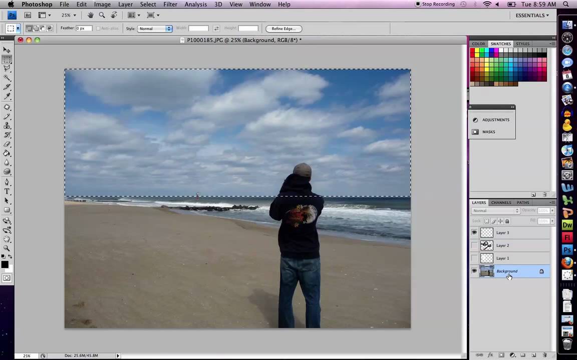 Adobe Photoshop CS4: Using Layers - YouTube