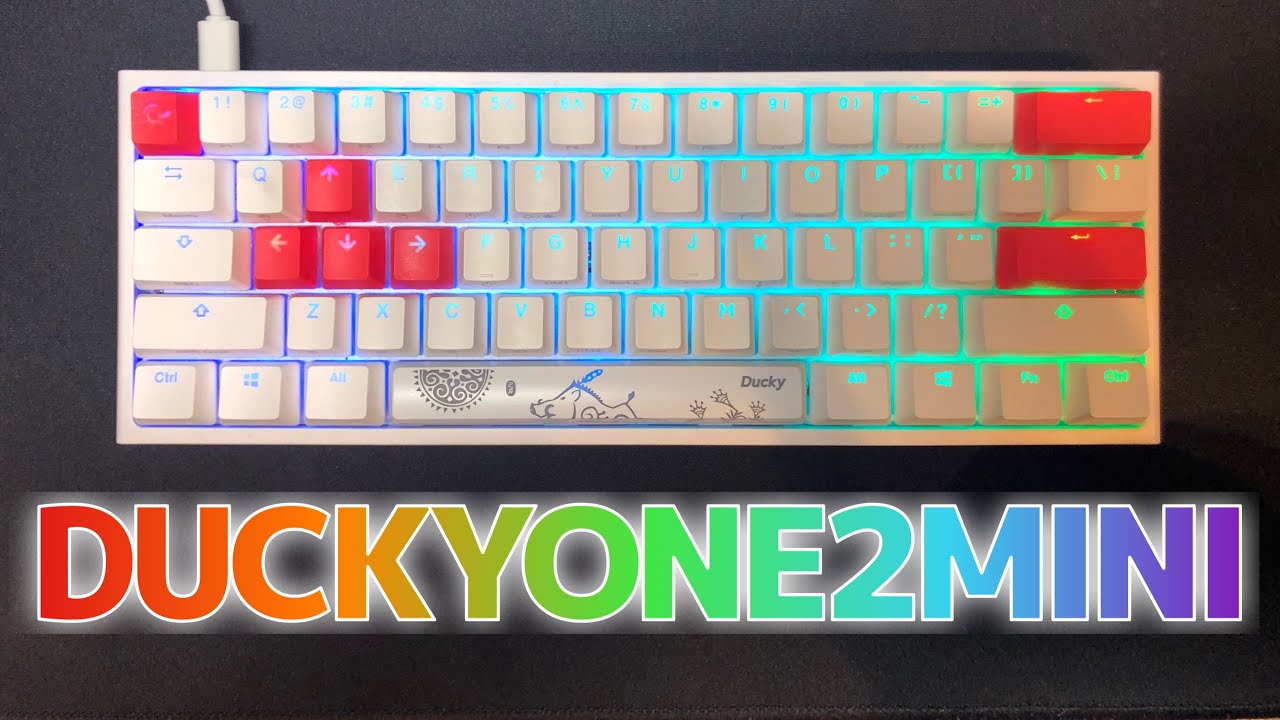 開封動画】Ducky one 2 mini【銀軸ゲーミングキーボード】 - YouTube