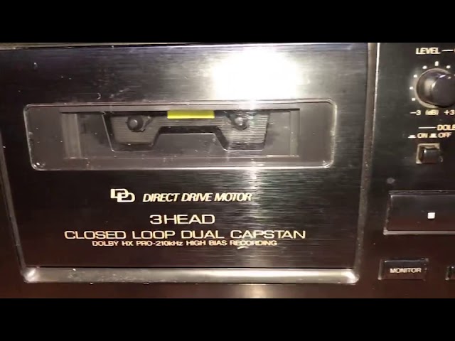 オーディオ試聴動画 Victor TD-V515 ビクター 3ヘッドカセットデッキ