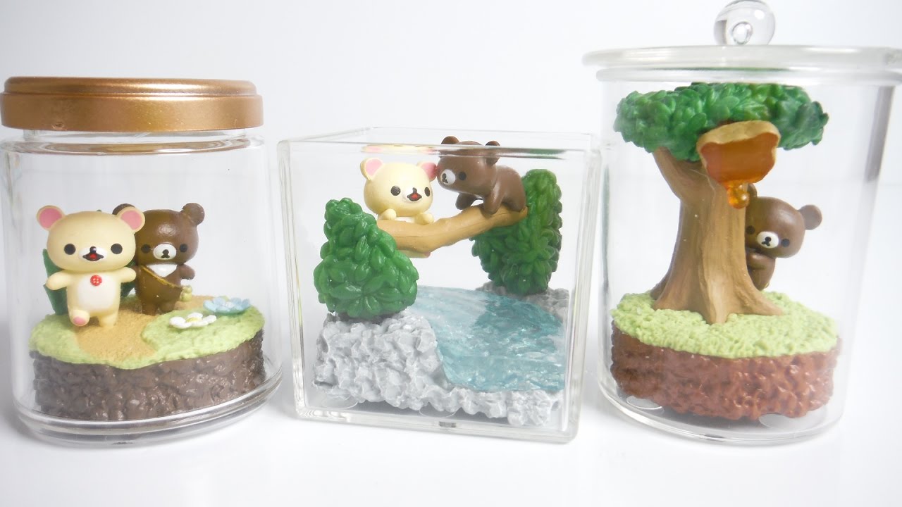 Miniature』 Rilakkuma Honey Forest Terrarium RE-MENT リラックマ