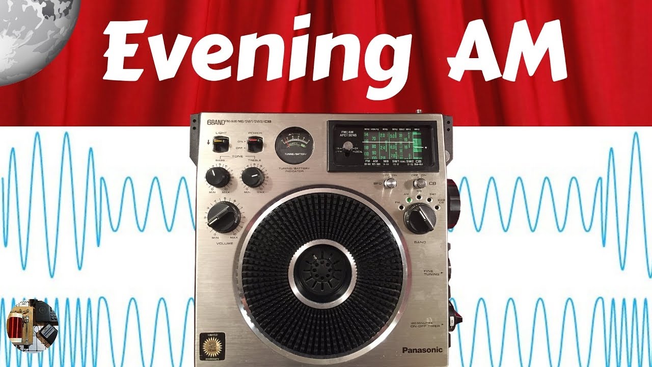 Panasonic RF-1150 Portable Radio | Evening AM - YouTube
