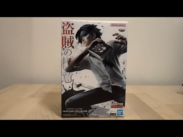 HUNTER X HUNTER開箱] 全職獵人 庫洛洛 盜賊之極意 Figure HUNTING