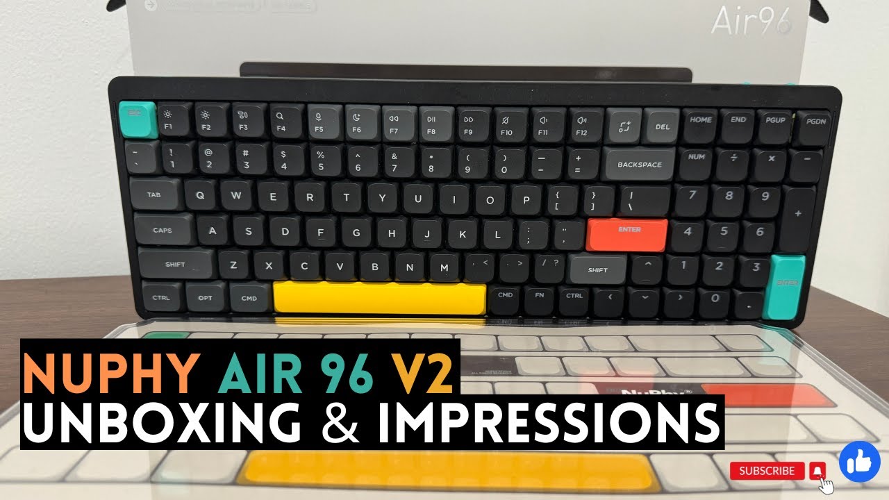 Nuphy Air96 V2 - Unboxing and First Impressions - Aloe Switches