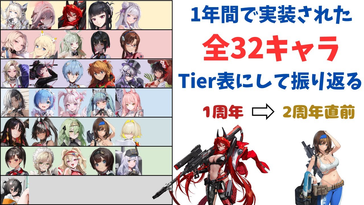 NIKKE】2周年前に今年実装されたキャラを振り返る！1～2周年実装キャラ