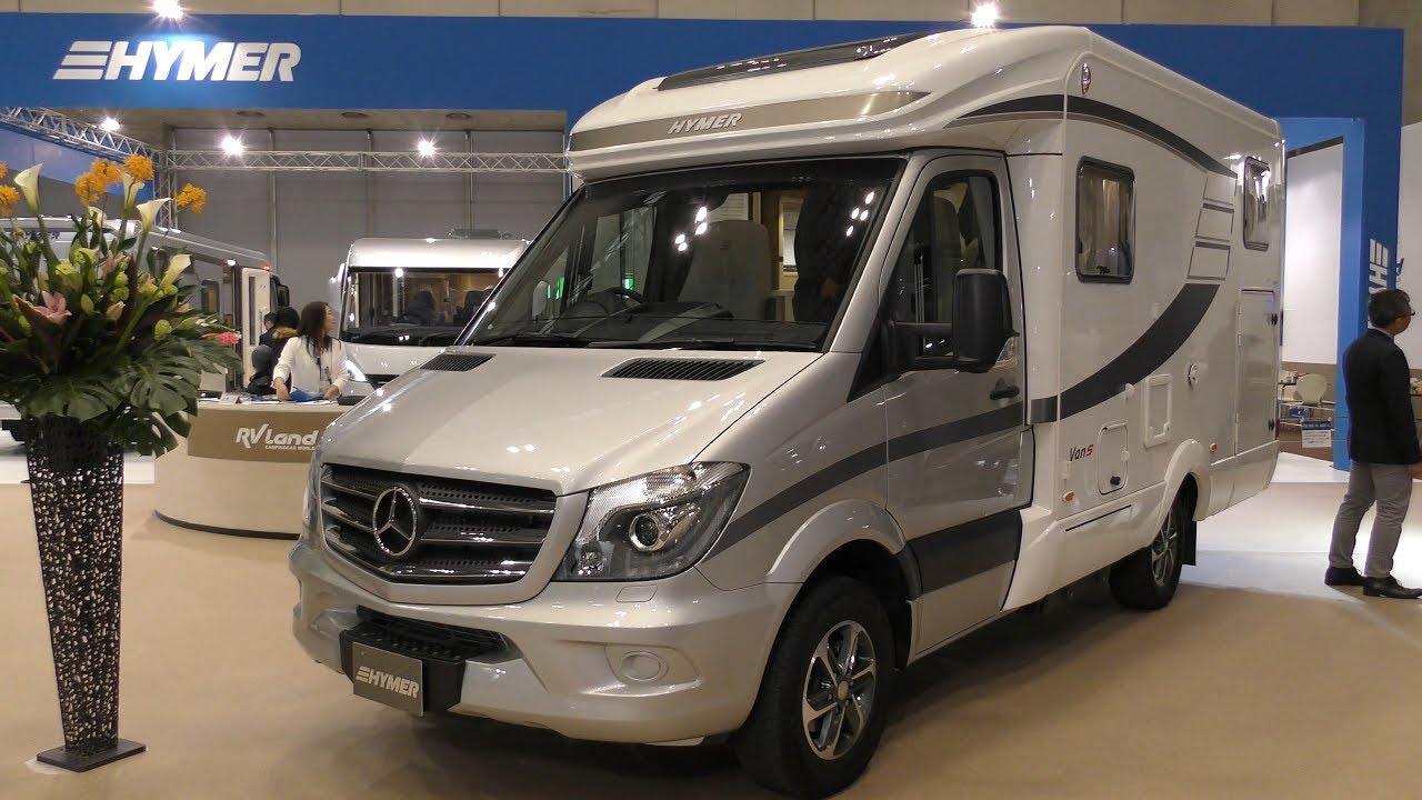 4K動画】【2018年最新型】キャンピングカー（ベンツ）HYMER（ハイマー