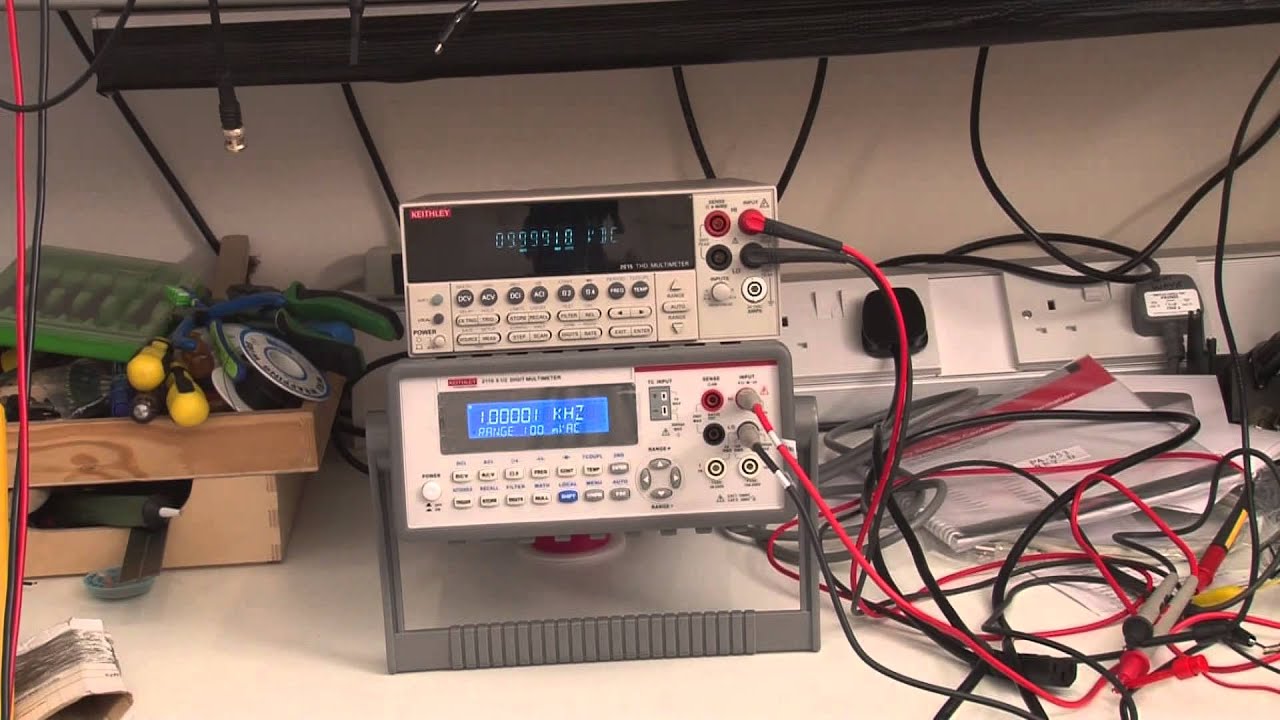 Keithley 2110 DMM Review - oh and Puppies too! - YouTube