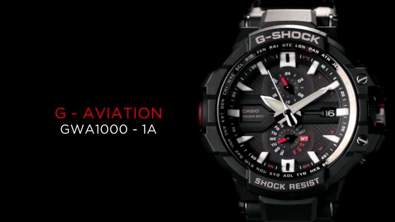 Casio G-Shock Highlights the GWA1000 Aviation Watch Series with