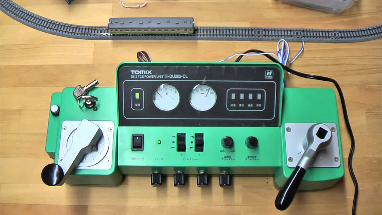 TOMIXのN-DU202-CLを改造して自動空気ブレーキを再現（試作） - YouTube