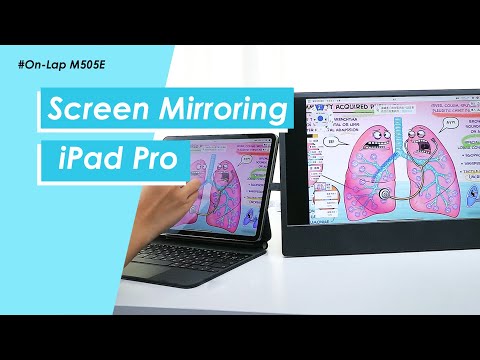 M505Eモバイルモニター -ビデオ 折りたたみ 背面接続 | Gechic