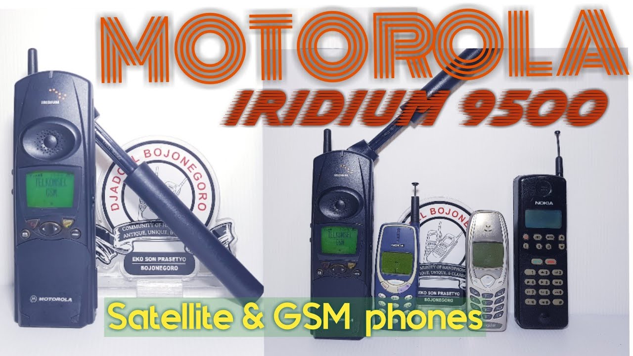 MOTOROLA IRIDIUM 9500 satellite & GSM | review & full