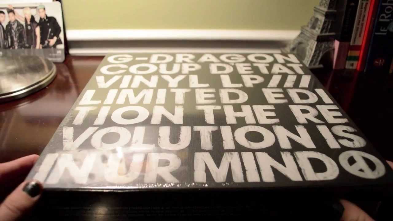 Unboxing G-dragon's Vinyl LP Coup D'etat 8888 Special Limited