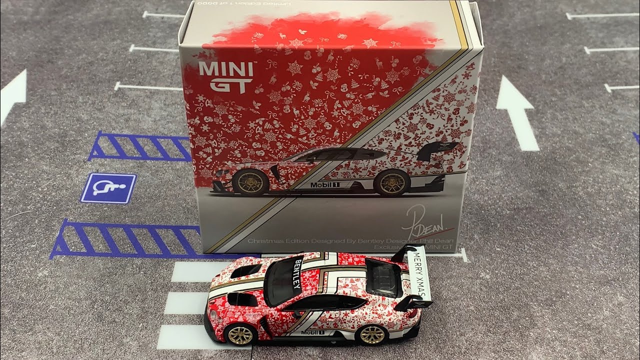 MINI GT 2020 Christmas Edition Bentley Continental GT3 Die-cast