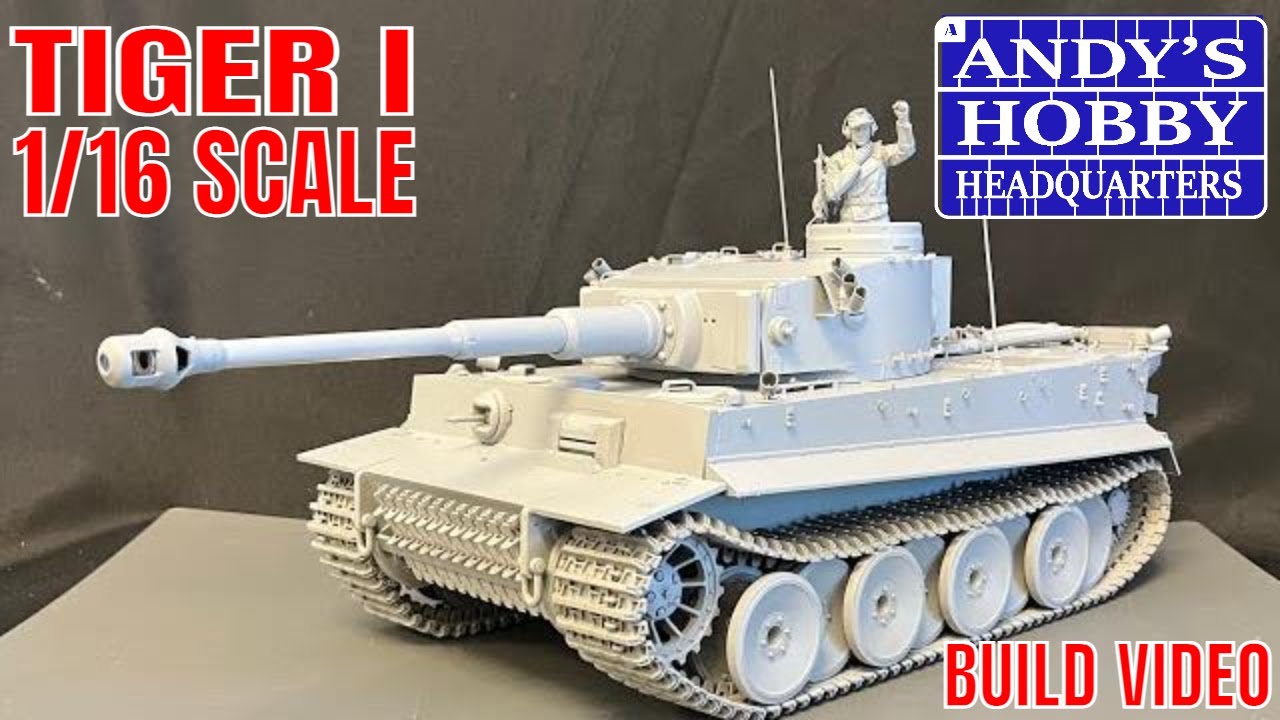 Andy's Hobby Headquarters AHHQ003 1/16 Tiger I Early Production