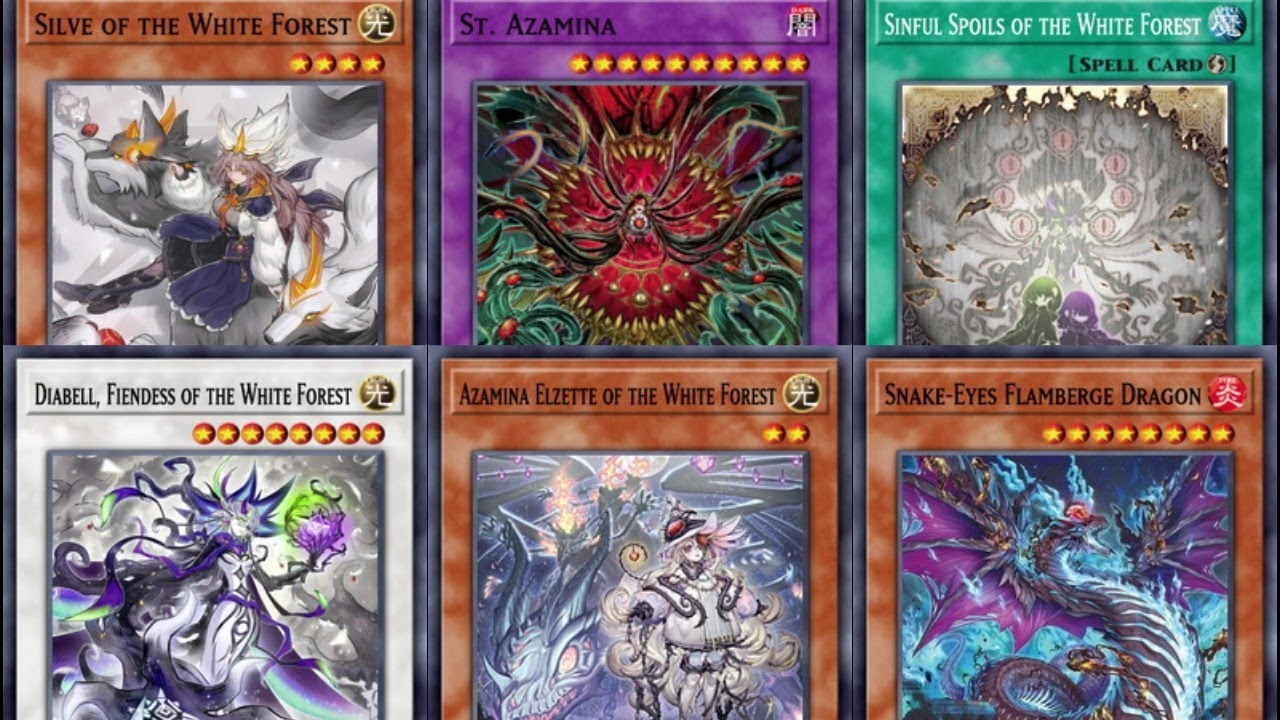 遊戯王ADS/YGOPRO】聖アザミナ【アザミナ白き森スネークアイ】 - YouTube