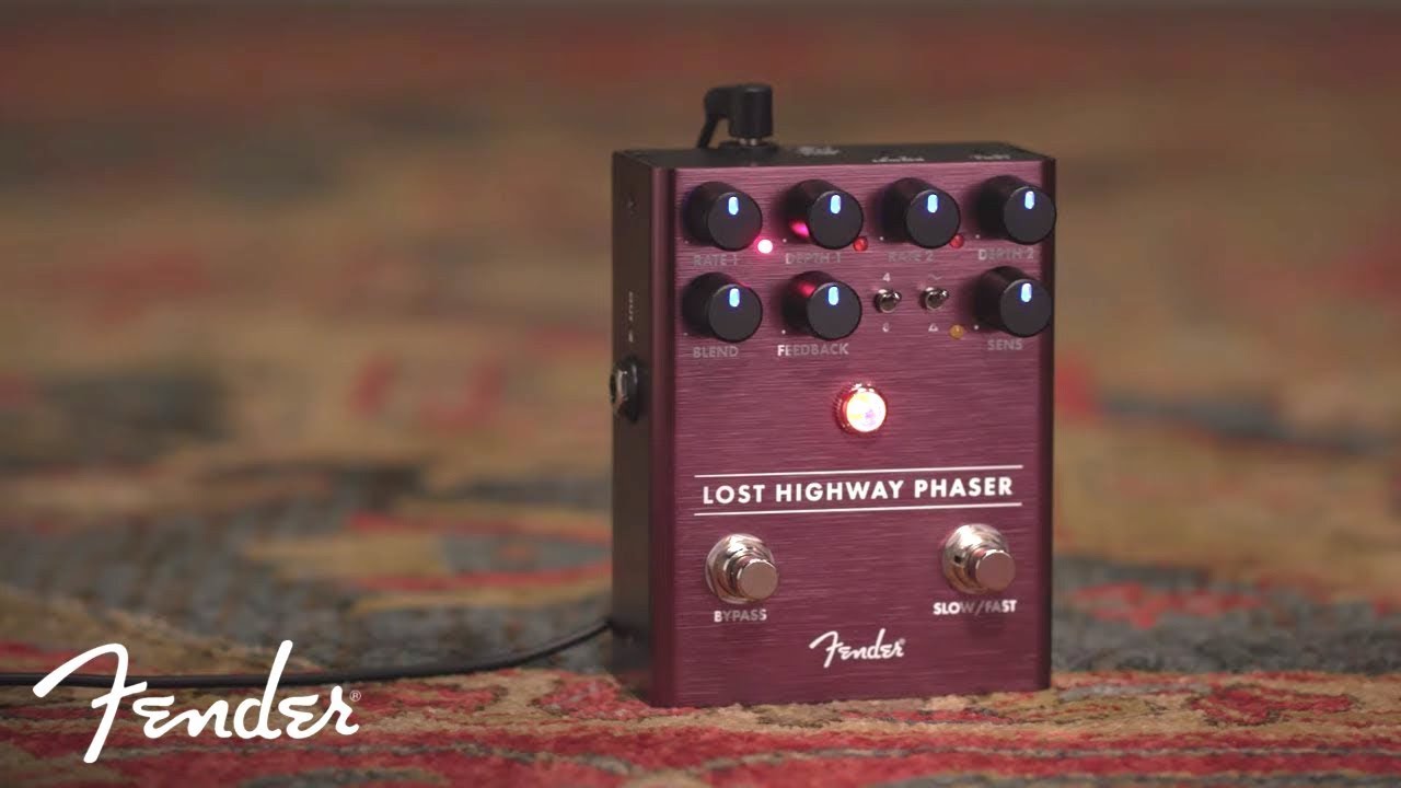 Fender Lost Highway Phaser Effect Pedal — Andy Babiuk's Fab Gear