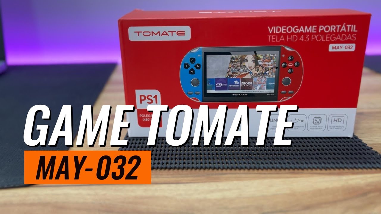 GAME RETRO PORTÁTIL TOMATE MAY-032 | Detalhes Do Game | Tela HD