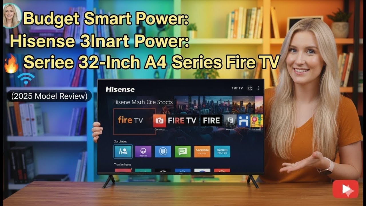 Budget Smart Power: Hisense 32-Inch A4 Series FHD Fire TV (2025