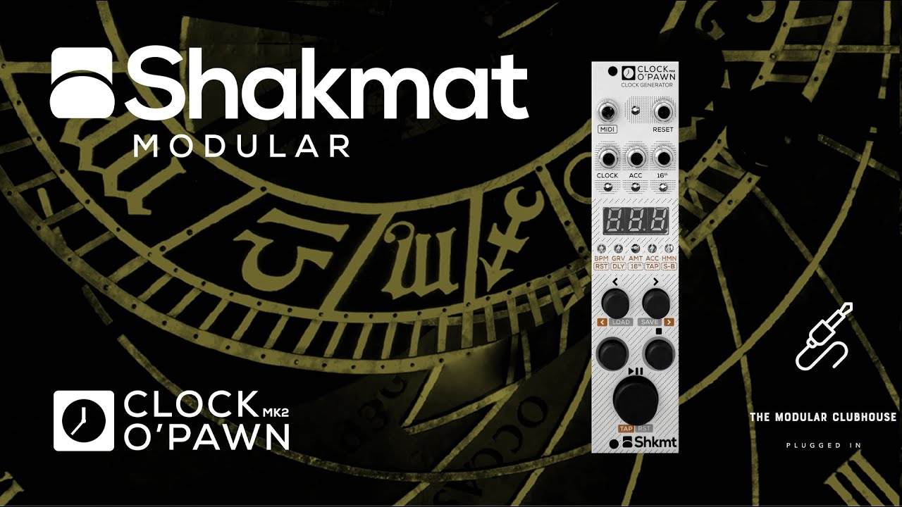 Shakmat Modular - Clock O'Pawn mk2 | Clock Generator | Is it Pawn