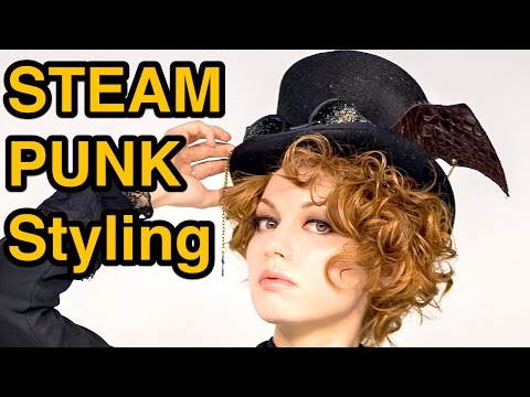 h.NAOTO STEAM PUNK Coordinate with fashion model Alexandra