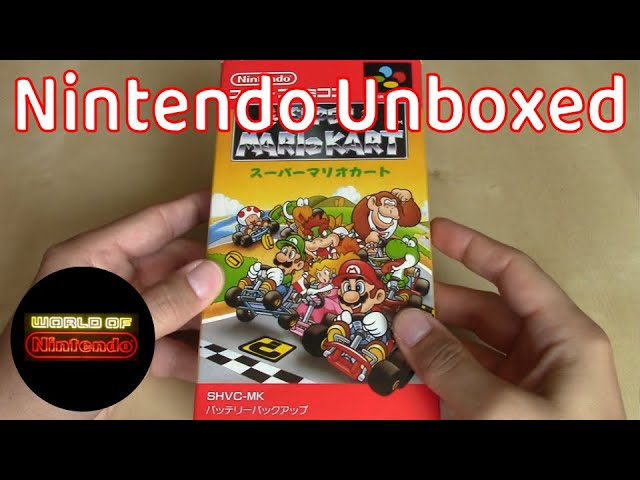 Nintendo Unboxed: Super Mario Kart (JP スーパーマリオカート) 1992